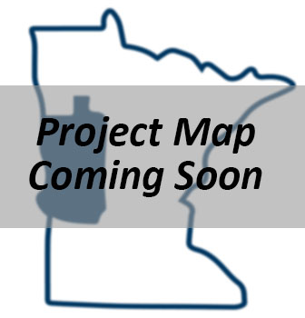 Map shows Highway 55/59 project work zone